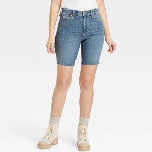 Universal Thread - High-rise Bermuda Shorts - blue - size 22W - new